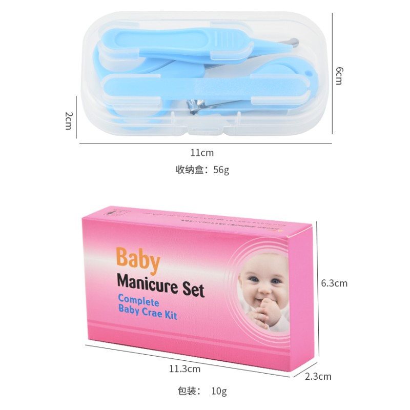 4-in-1 Wholesale Baby Nail Care Kit Children Kids Nail Trimmer Newborn Baby Nail Cutter Clipper Set