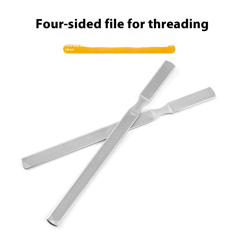 Large Double-Sided and Four-Sided Pedicure File Strip 13cm/18cm Thickened Stainless Steel Nail Polisher