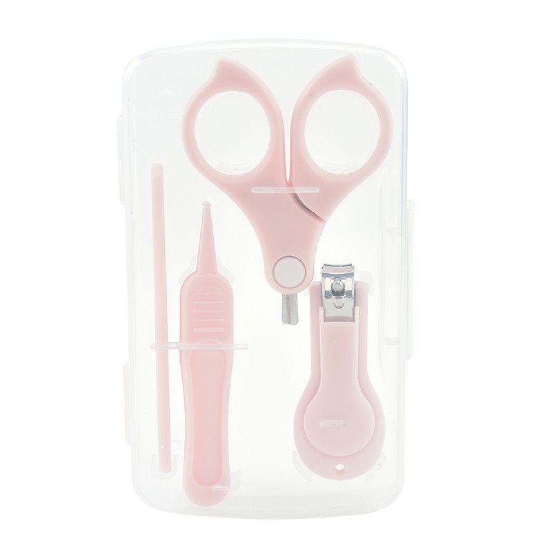 Safe Nail and Foot Repair 4-piece Set Multi Functional Baby Nail Clipper Set Cute Newborn Beauty Set