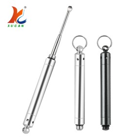Factory High Quality Stainless Steel Wax Cleaning Portable Retractable Single Head Mini Ear Scoop