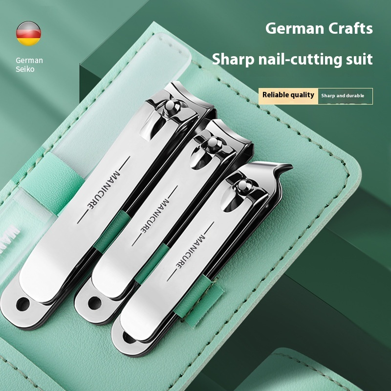 Customized Nail Clipper Set Carbon Steel Manicure Tool Kit Personal Care Travel Gift Custom Logo Stainless Steel Beauty Tool