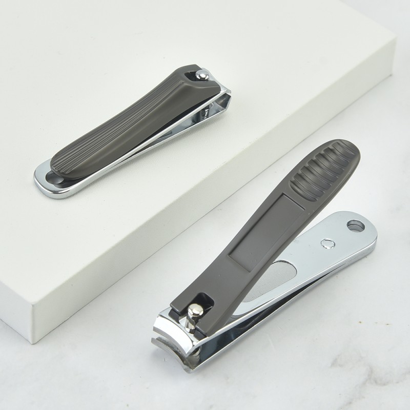 Factory Wholesale Professional Pedicure Tools sharp Stainless Steel Curved Blade Nail Clipper with File Nail for Men