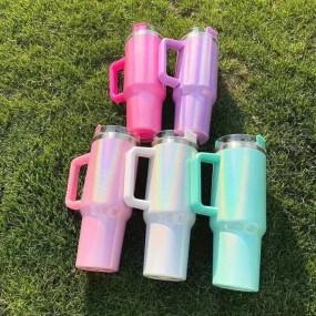 Car Cup - 40oz Rainbow Design