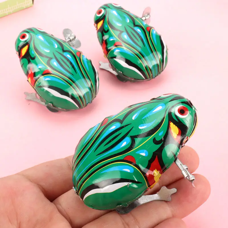 Jumping Frog - Tin Clockwork Toy