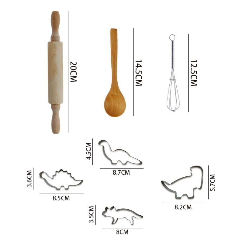 Baking Set - Dinosaur Apron 11pc