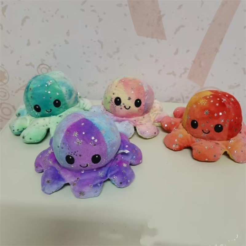 Octopus Toy - Reversible Happy Sad