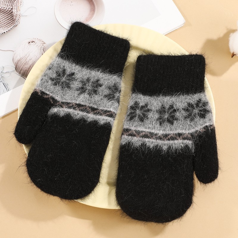 Children Gloves - Snowflake Knitted Warm