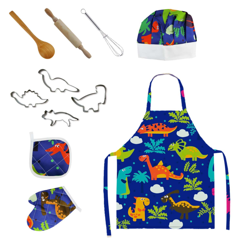 Baking Set - Dinosaur Apron 11pc