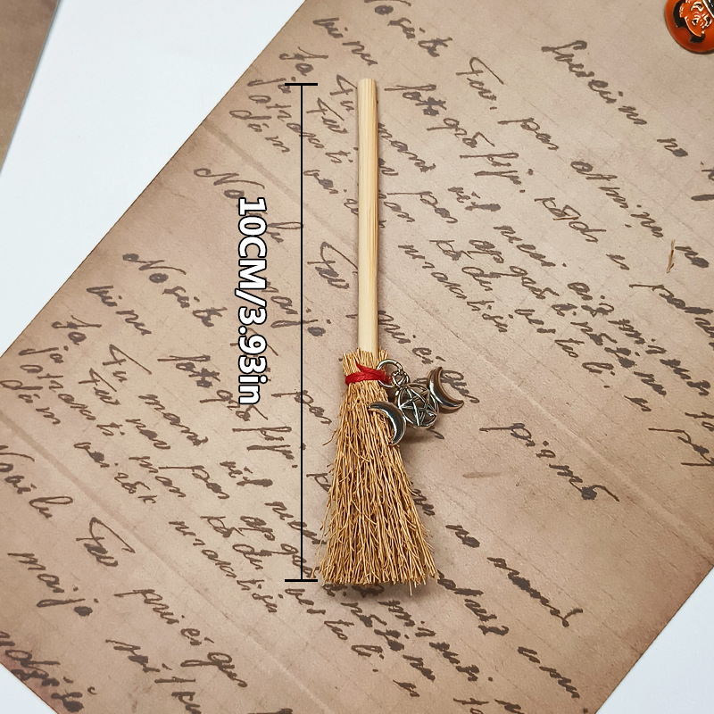 Car Ornament - Broom Christmas Pendant