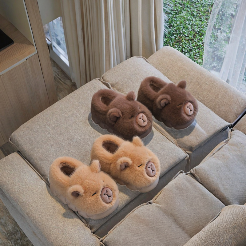 Slippers - Animal Print EVA Insole