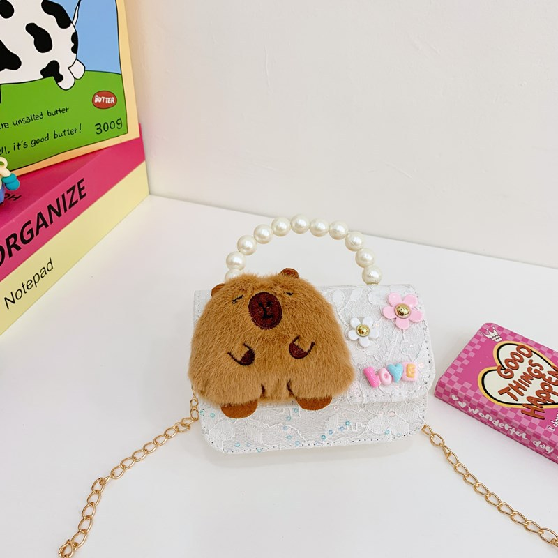Capybara Bag - Cartoon Doll Pearl