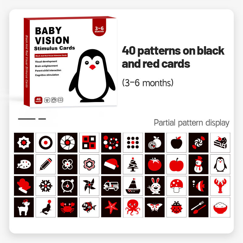 Baby Cards - Black White Visual Stimulation Paper