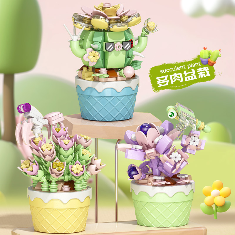 Plant Toy - Succulent Potted DIY