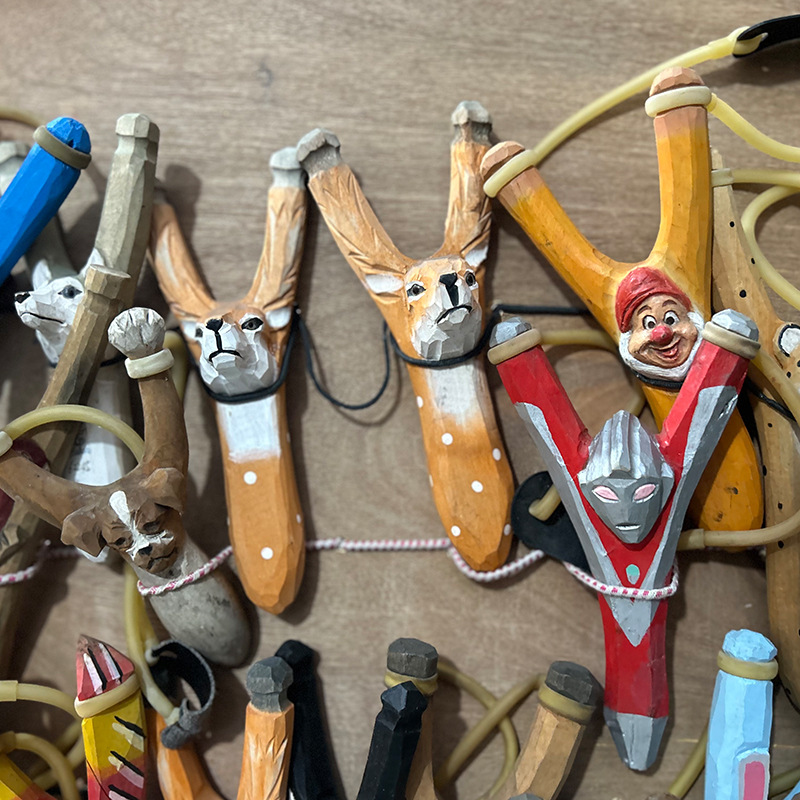 Slingshot - Wood Carved Animal