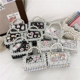 Shoulder Bag - Chain Pearl Accessories