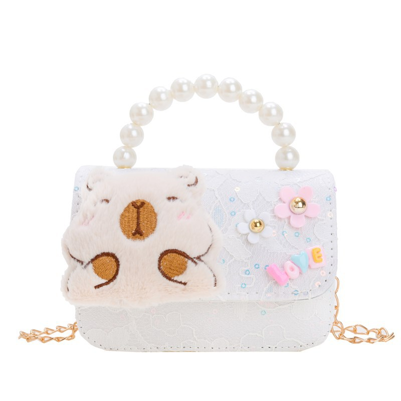 Capybara Bag - Cartoon Doll Pearl