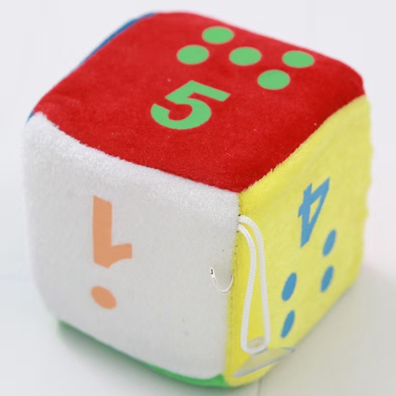 Dice Toy - Soft Plush Suction