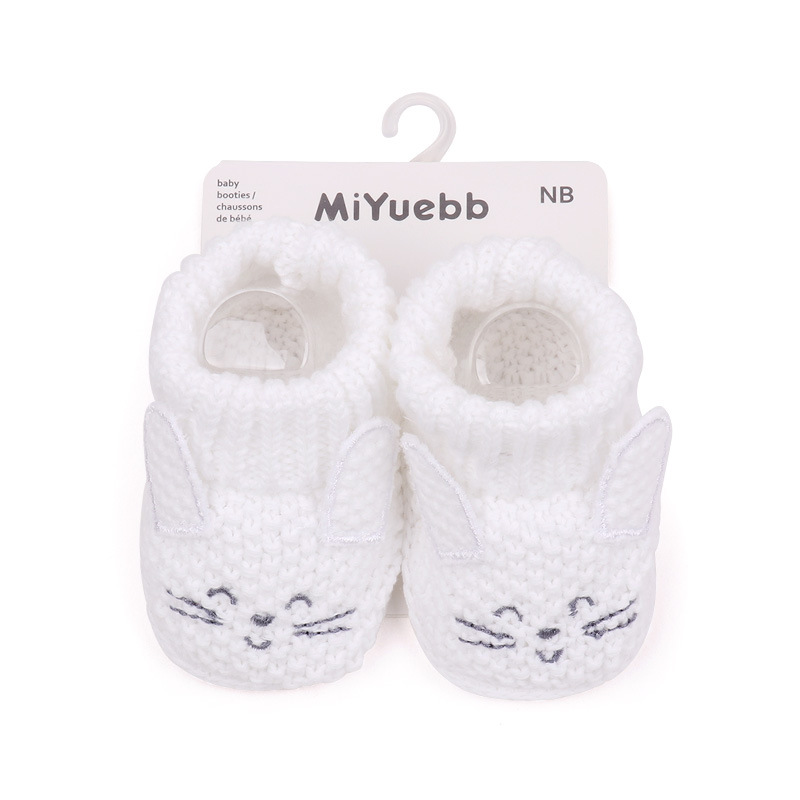 Baby Shoes - Hand Knitted Animal Print