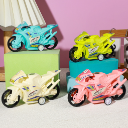 Motorcycle Toy - Pull Back Interactive