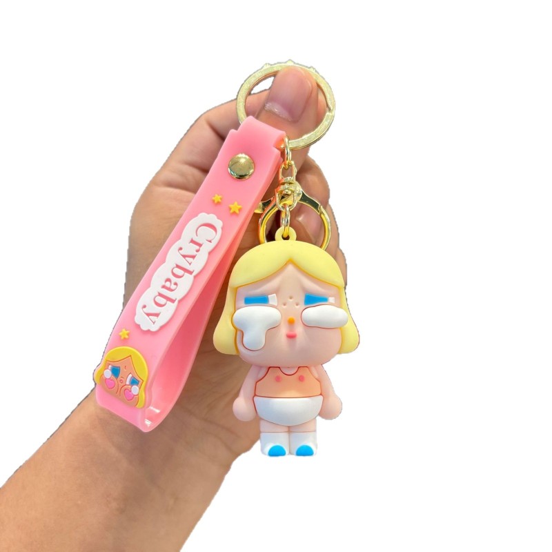 Girl Keychain - 3D Cute Schoolbag