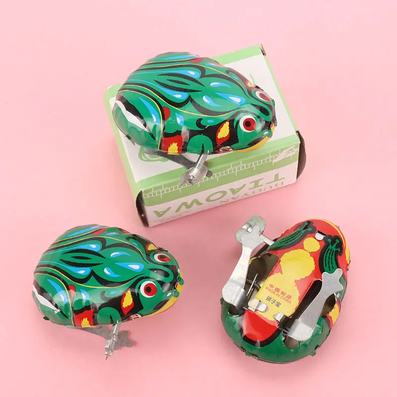 Jumping Frog - Tin Clockwork Toy