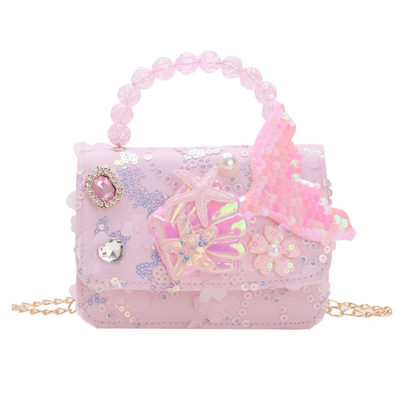 Shoulder Bag - Pearl Chain Fashion