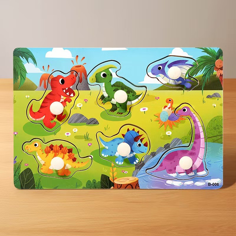 Wooden Puzzle - Digital Animal Fruit Matching