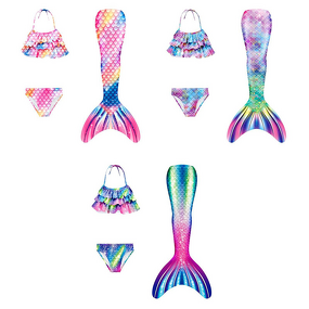 Girls Swimwear - Mermaid Bikini Scales