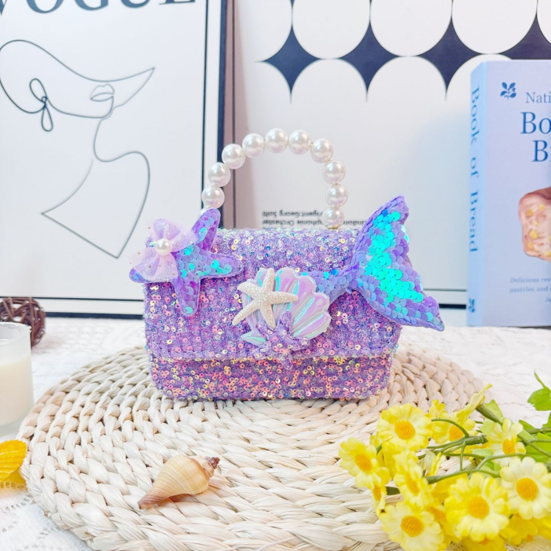 Girls Bag - Butterfly Pearl Sequin