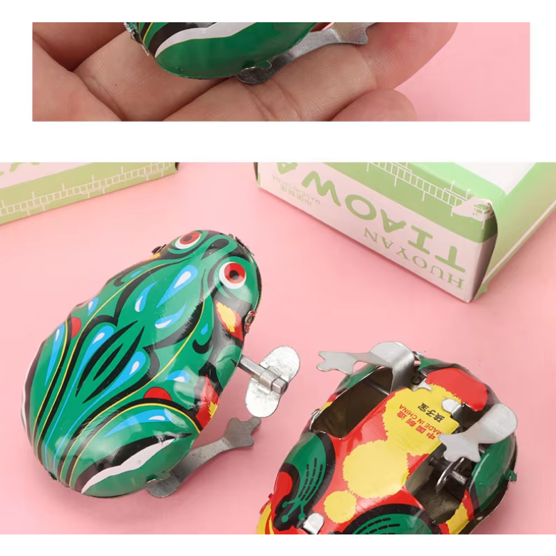 Jumping Frog - Tin Clockwork Toy