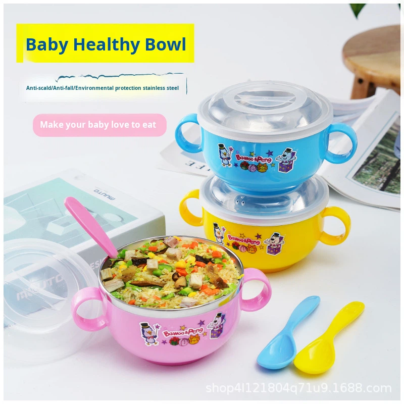 Children Bowl - Stainless Steel Double