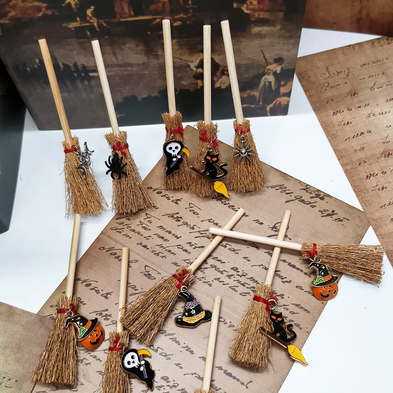 Car Ornament - Broom Christmas Pendant