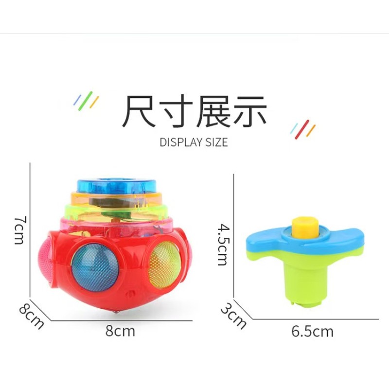 Gyroscope Toy - Glowing Music Spinning