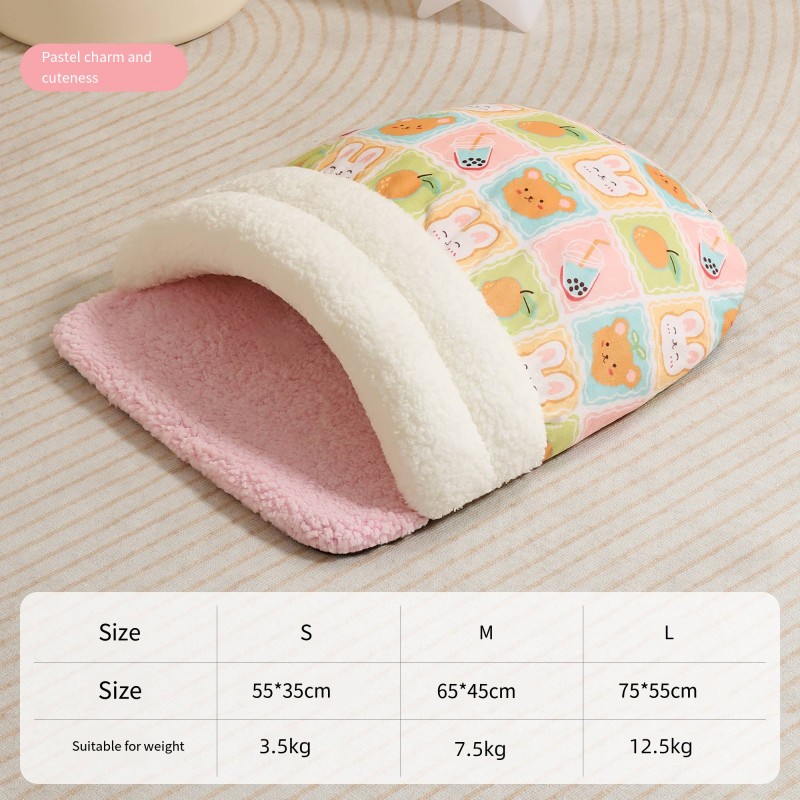 Cat Dog Bed Manufacturer - OEM Removable Crystal Velvet Cave