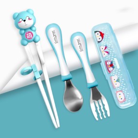 Baby Cutlery Set Manufacturer - OEM Silicone Children Training Chopsticks
