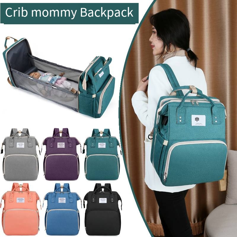 Diaper Backpack Manufacturer - Factory Sales Multifunctional Travel Crib Bag