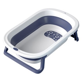 Baby Bath Tub Set Supplier - OEM Plastic Silicone Foldable Large Square