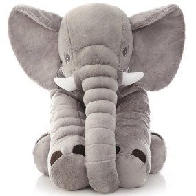 Plush Elephant Toy Supplier - Wholesale 30/40/60cm Baby Sleeping Pillow Doll