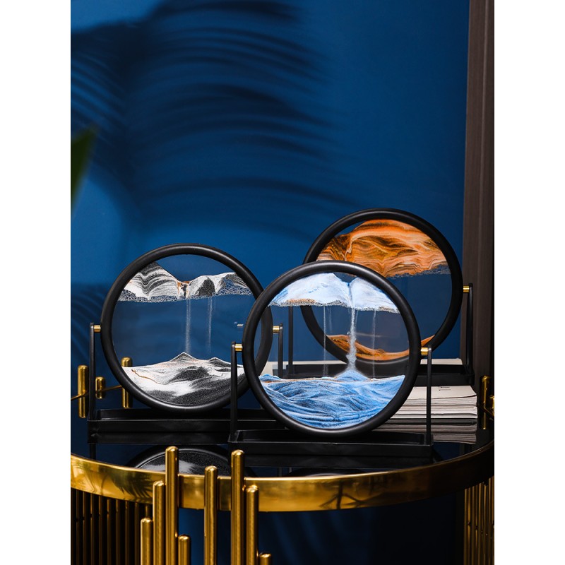 Quicksand Painting Manufacturer - OEM Creative 3D Sandscape Hourglass Art