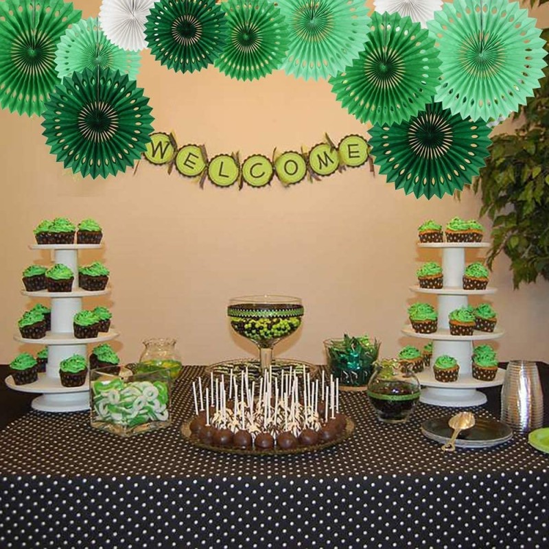 Paper Fan Supplier - OEM White Paper Fan Party Decorations