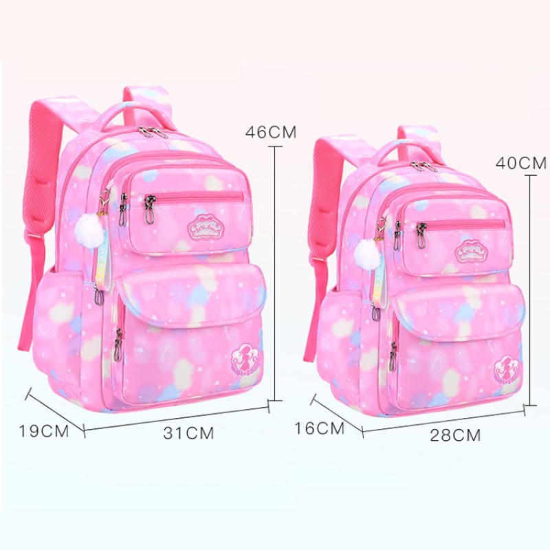 Schoolbag Backpack Supplier - OEM 2022 Lightweight Lovely Princess Pink
