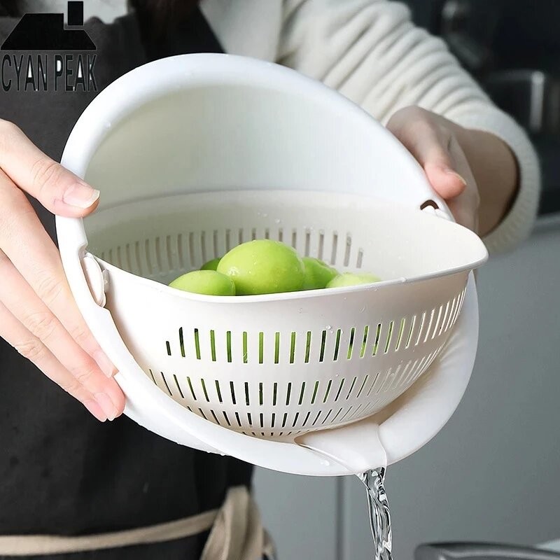 Plastic Drain Basket Supplier - OEM Kitchen Storage Basket