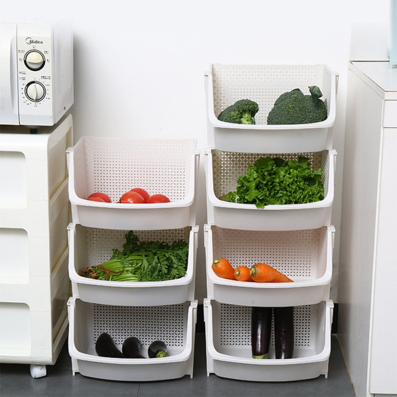 Kitchen Storage Rack Manufacturer - OEM Plastic Multi Functional Organizer Basket