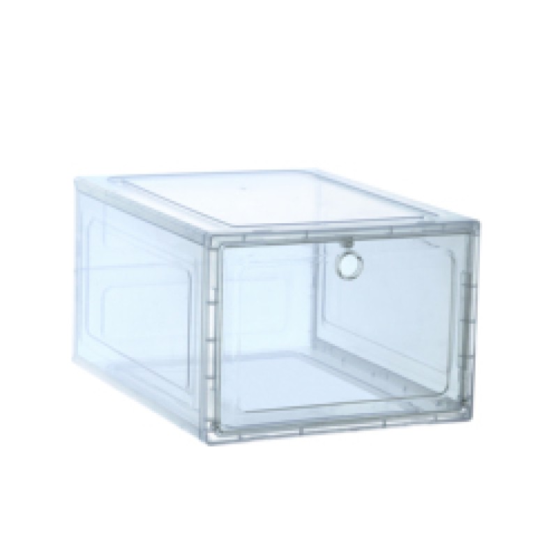 Sneaker Storage Boxes Manufacturer - OEM 12 Pack Drop Front Stackable Plastic