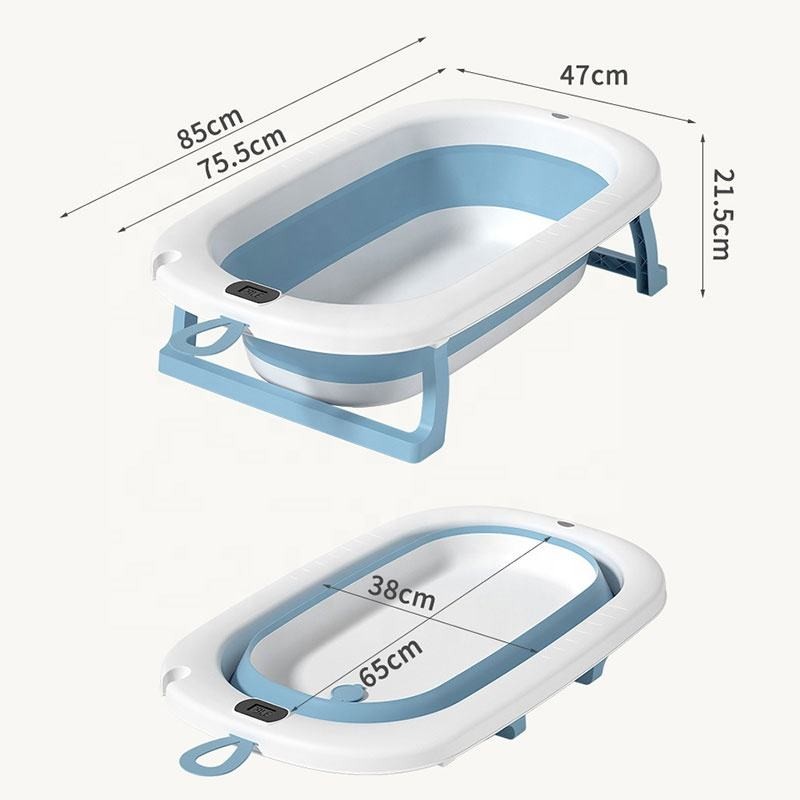 Baby Bath Tub Set Supplier - OEM Premium Portable Temperature Sensing Plastic