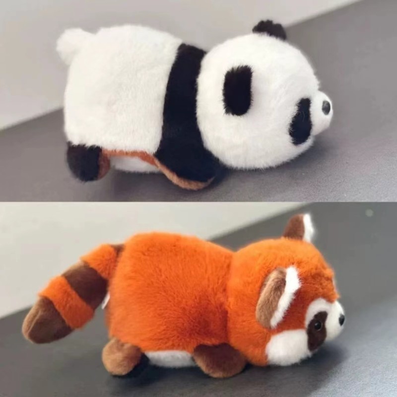 Plush Raccoon Doll Manufacturer - OEM New Flip Panda Simulation Soft Pillow
