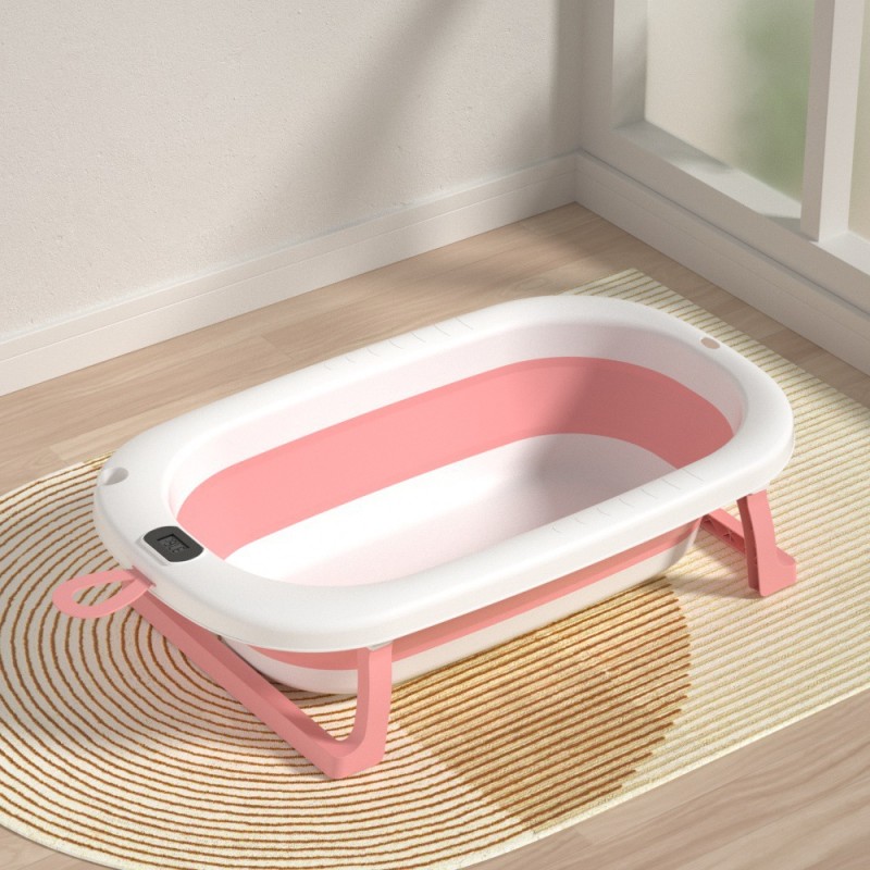 Baby Bath Tub Set Supplier - OEM Premium Portable Temperature Sensing Plastic