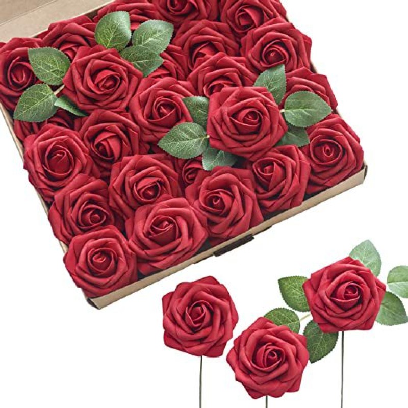 PE Foam Flowers Manufacturer - OEM Artificial Real Touch Roses for DIY