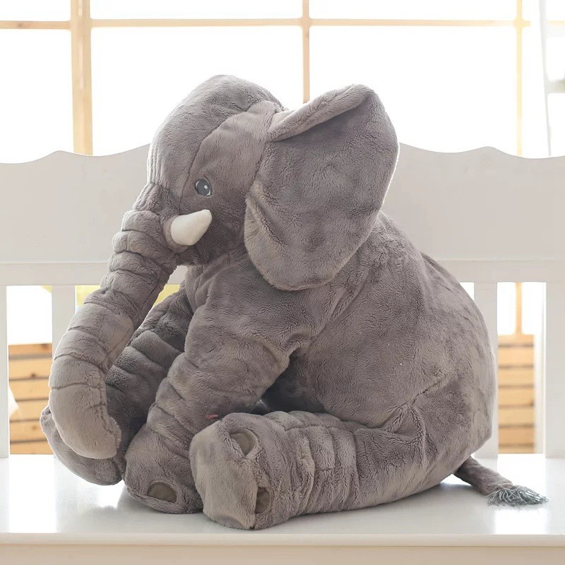 Plush Elephant Toy Supplier - Wholesale 30/40/60cm Baby Sleeping Pillow Doll