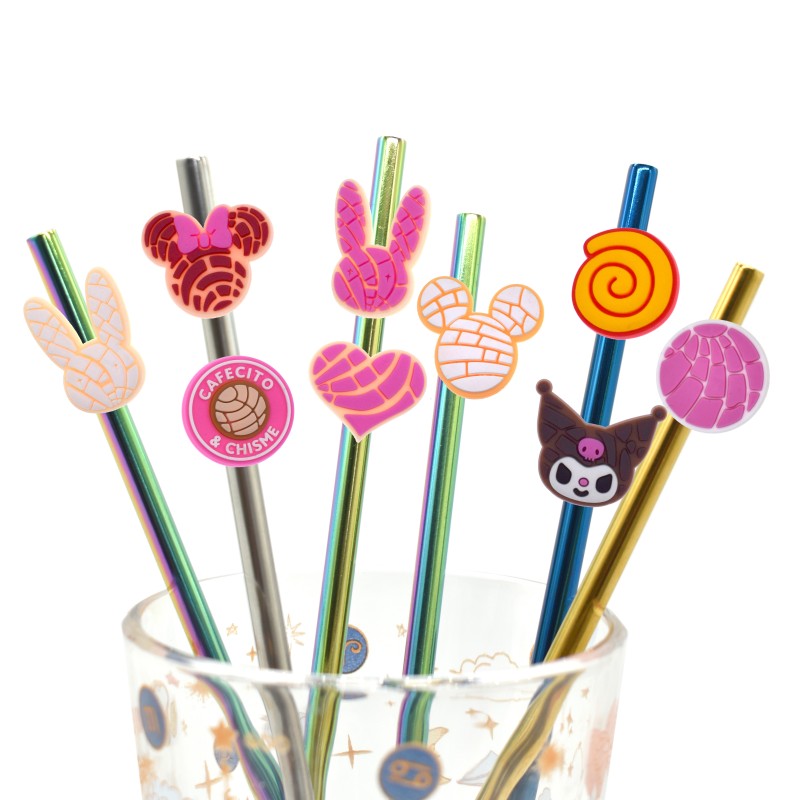 Straw Charms Manufacturer - OEM Concha Topper for Tumblers Wholesale